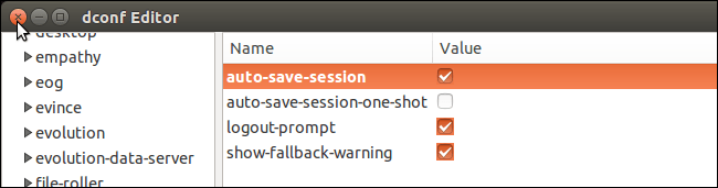 Ubuntu系统启动后还原上次运行的应用的方法