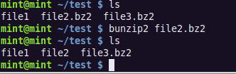 在Linux系统中使用Bzip2/Bunzip2处理压缩文件的教程