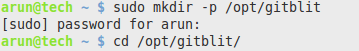 在Linux系统中使用Gitblit工具创建Git仓库的方法