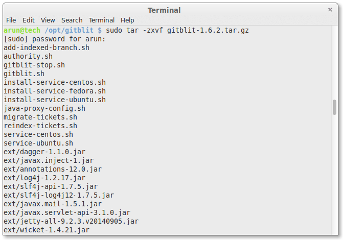 在Linux系统中使用Gitblit工具创建Git仓库的方法