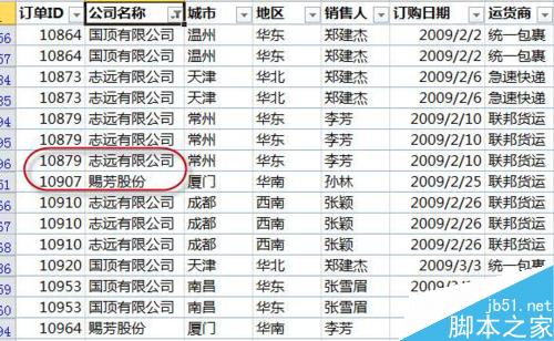 Excel 2010筛选中的搜索功能