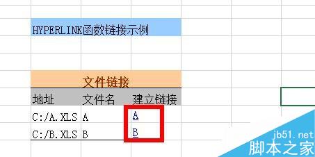 Excel中HYPERLINK函数如何使用？