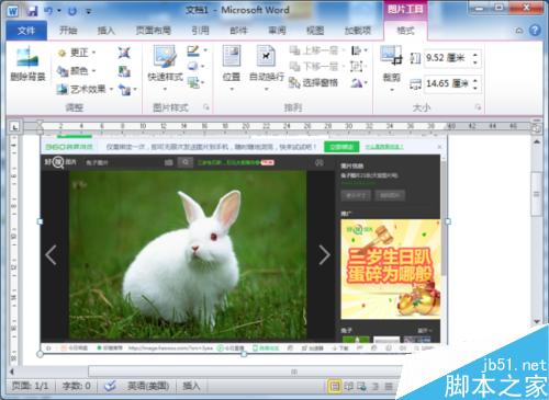 Word2010文档中屏幕截图功能插入图片