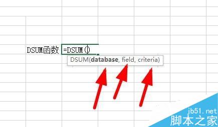 Excel中如何使用DSUM函数？