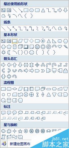 怎样在word文档中绘制形状