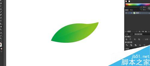 ai绘制逼真的叶子图形