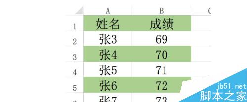 Excel如何设置间隔条纹显示？