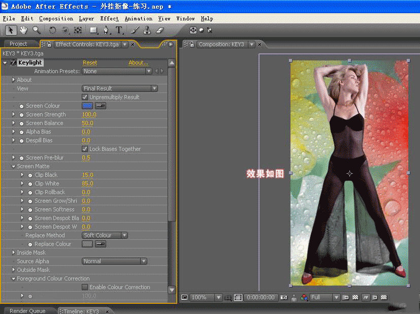 AE抠图插件(The Foundry Keylight) V1.2 安装免