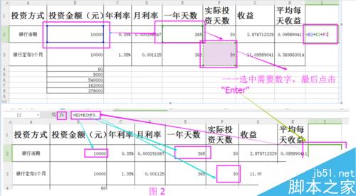 Excel中多个数求和、差、积、商怎么计算