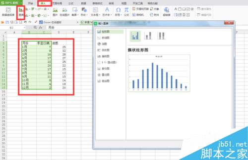 EXCEL2007怎么简单绘制折线图