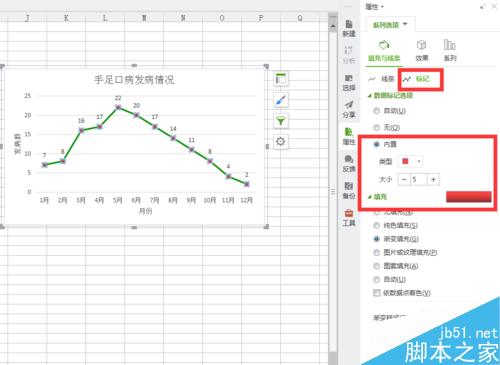 EXCEL2007怎么简单绘制折线图