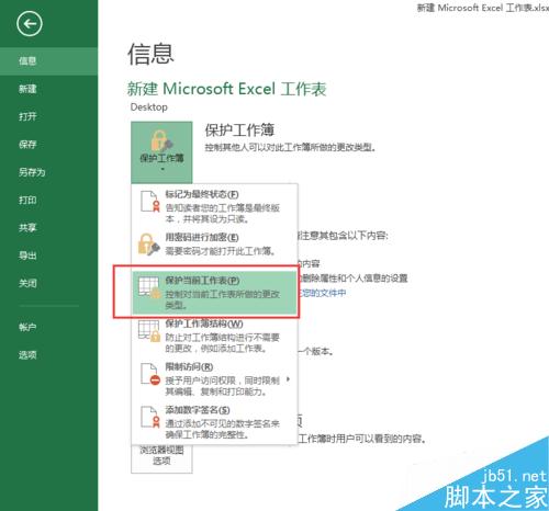 EXCEL2013 如何才能让别人只读，有密码才能修改