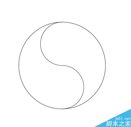 用ai简单绘制太极图