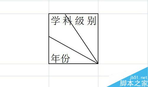 Excel 斜表头的做法