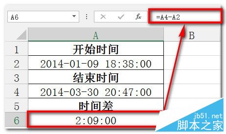 excel怎么计算两个日期之间天数和时间计算