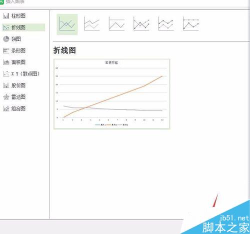 新版excel折线图如何变成所需要的一条线