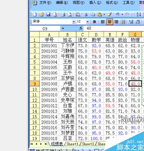 如何在Excel中按条件显示数据的颜色？