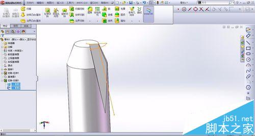 solidworks怎么画十字螺丝刀模型?