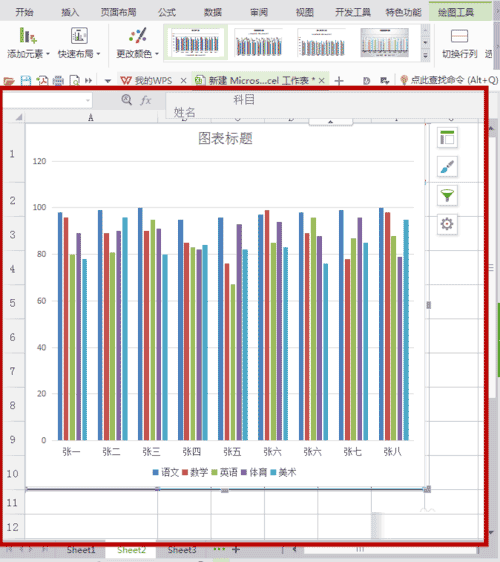 excel表中如何插入图表