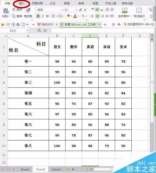 excel表中如何插入图表