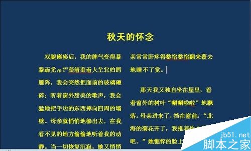 word文档中分栏排版的技巧