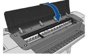 惠普designjet z5600打印機清潔打印頭墨滴檢測器的方法