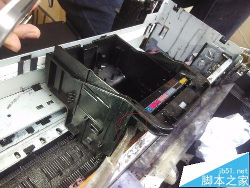 epson爱普生r330打印机怎么拆机取喷头