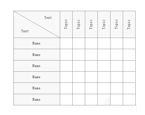 Edraw Max设怎么制作关系矩阵进度图?