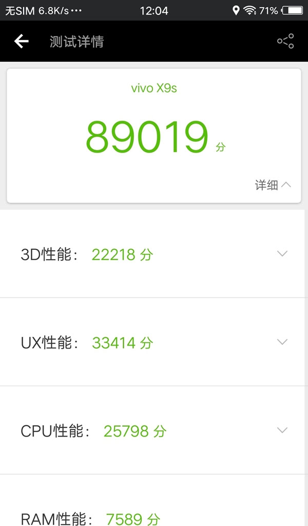 vivoy51s跑分安兔兔图片