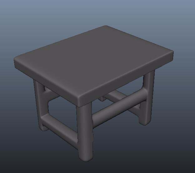 maya怎么创建小凳子模型maya凳子建模教程