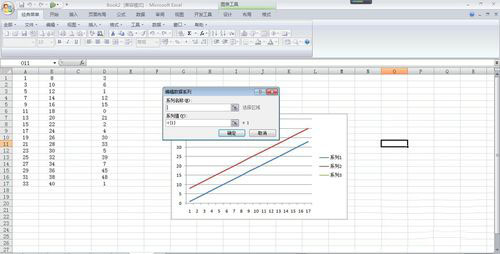 excel折线图增加新数据的设置方法