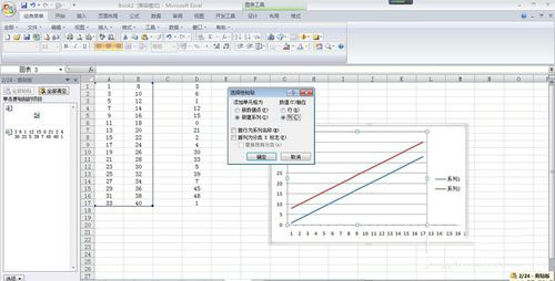 excel折线图增加新数据的设置方法