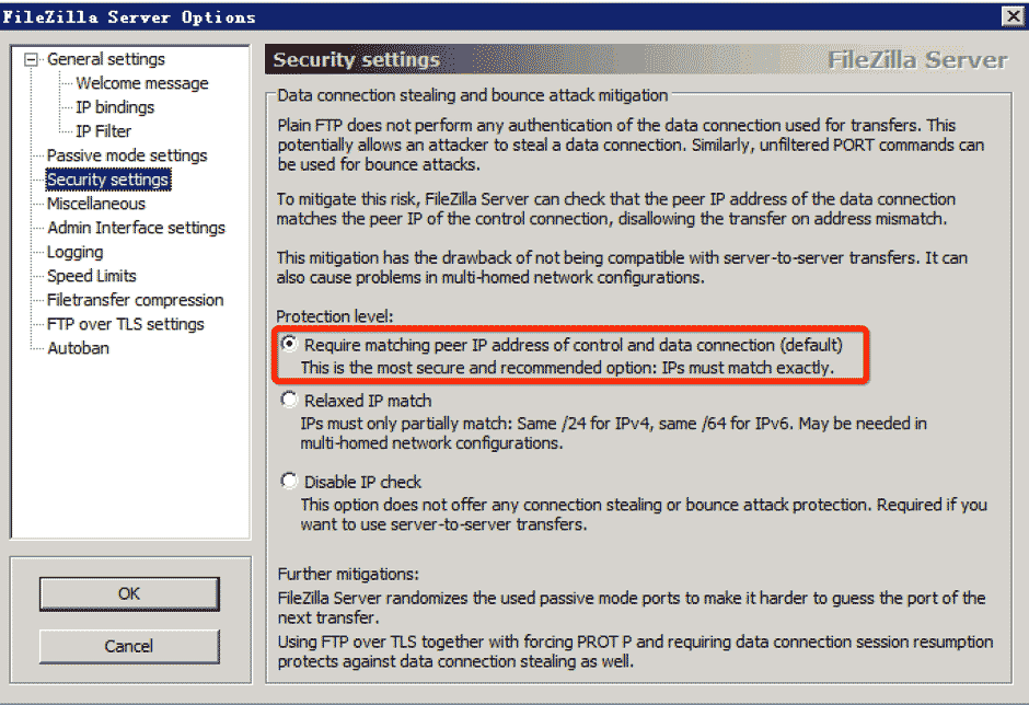 FileZilla FTP Server 安全加固图文教程