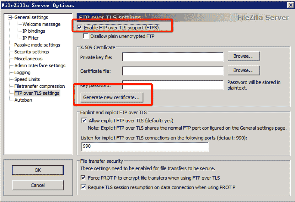 FileZilla FTP Server 安全加固图文教程
