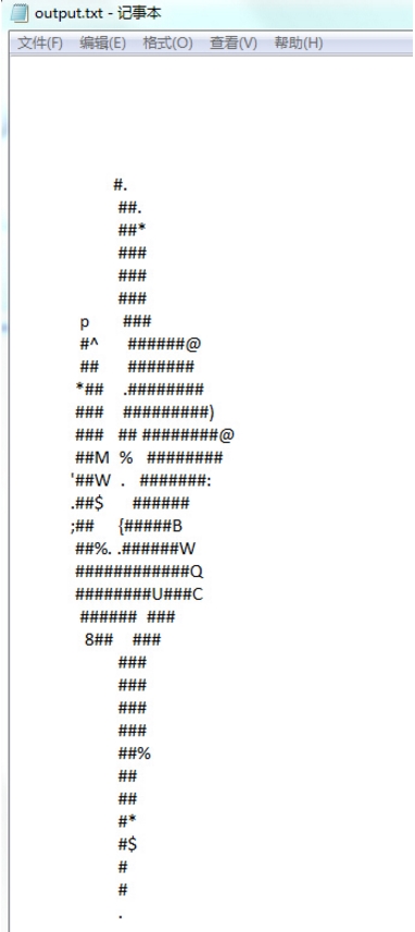 python Opencv将图片转为字符画