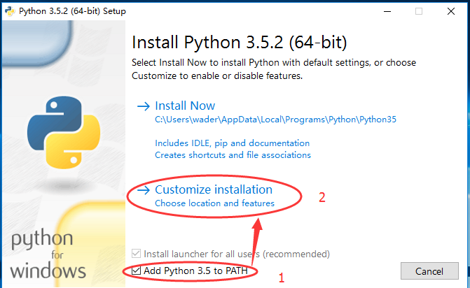 windows10下python3.5 pip3安装图文教程