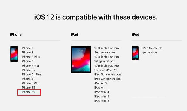 iphone5s升级ios12卡吗 苹果5s怎么升级ios12