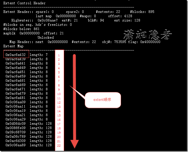 ORACLE中段的HEADER_BLOCK示例详析