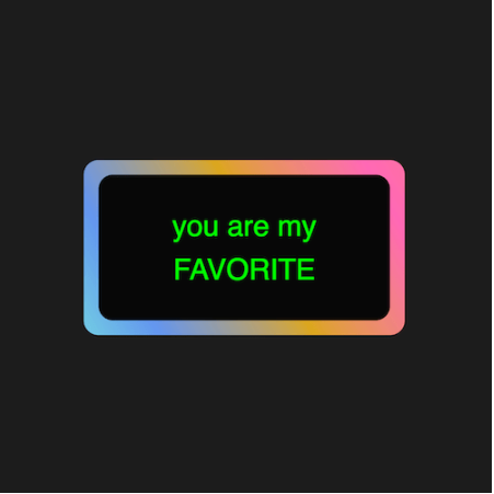 使用纯 CSS 创作一个渐变色动画边框