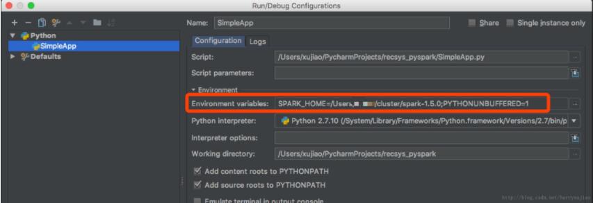 PyCharm+PySpark远程调试的环境配置