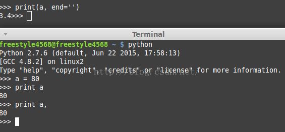 python2与python3的print及字符串格式化小结