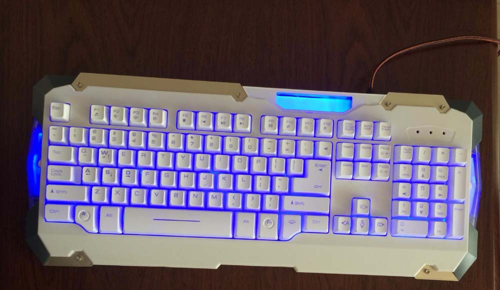 惠普gk100键盘怎么设置灯光?