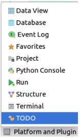 pycharm 显示project 选项卡