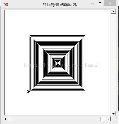 python 画五角星和螺旋线