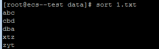 Linux,文本处理命令,sort