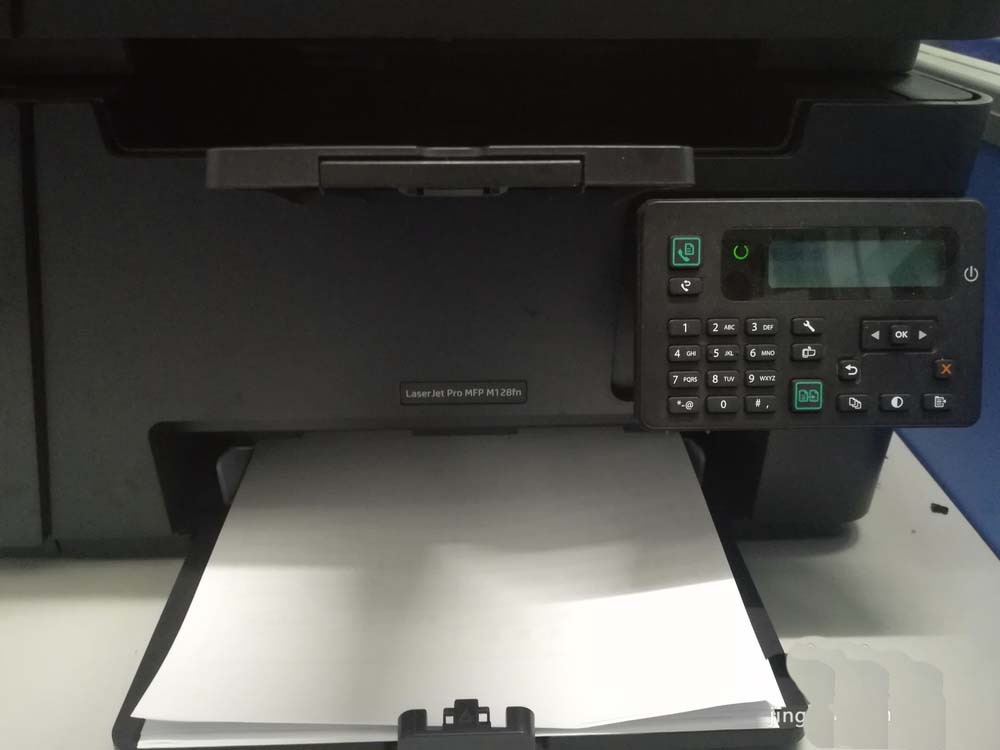 惠普M128fn打印机怎么复印文件?