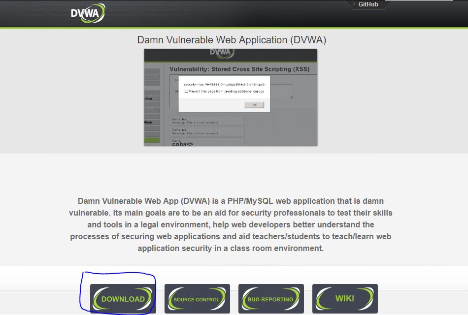 win10 DVWA下载安装配置图文教程详解(新手