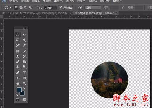 ps怎么裁剪出圆形图形?ps裁剪出圆形的操作过