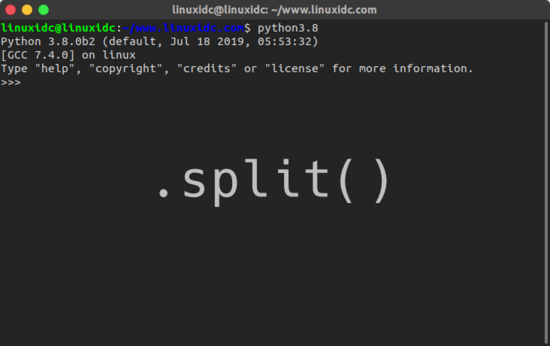 Python中拆分字符串的操作方法
