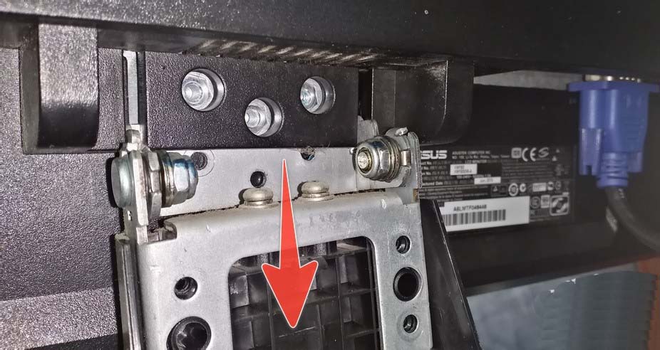 华硕显示器怎么拆底盘? 华硕显示器底座拆卸方